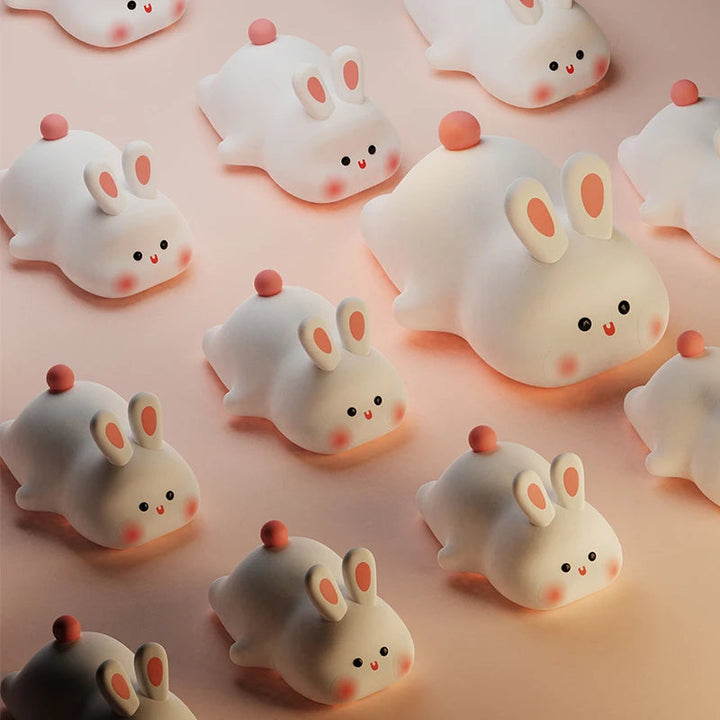 BowLift | Cute Rabbit-shaped USB Rechargeable Silicone Night Light For Bedroom