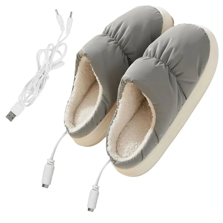 BowLift | WarmStride - Thick heated house shoes