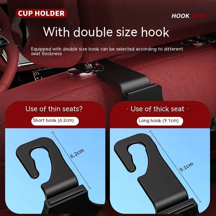 BowLift | Multifunctional All-Round Car Back Seat Cup Device Holder