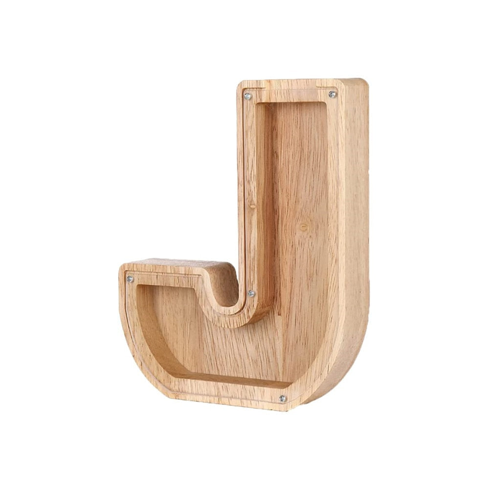 BowLift | Wooden Alphabet Piggy Bank - LetterSaver