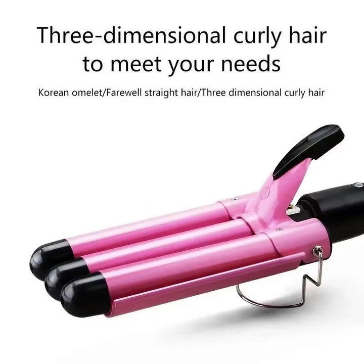 BowLift | Ceramic Triple Barrel Wave Styler for Perfect Curls