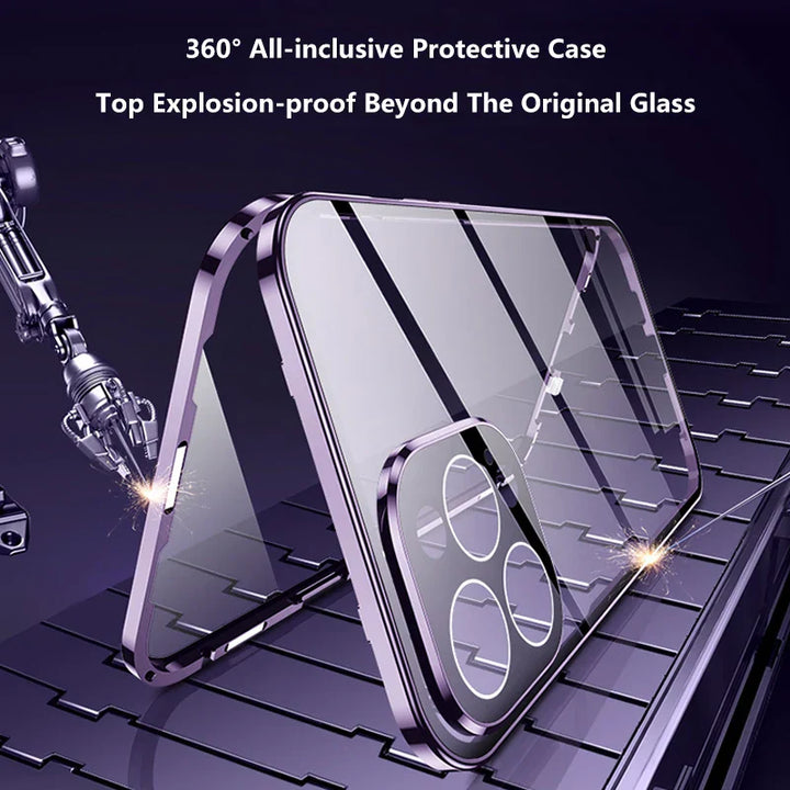 BowLift | Invisible Shield Full Cover Anti-Peep Privacy  Magnetic Phone Case