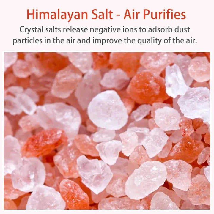 Crystal salt stone fire vaporizer