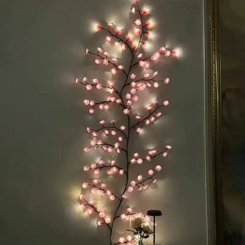 PetalGlow - Enchanting Sakura LED Light Garland Bowlift