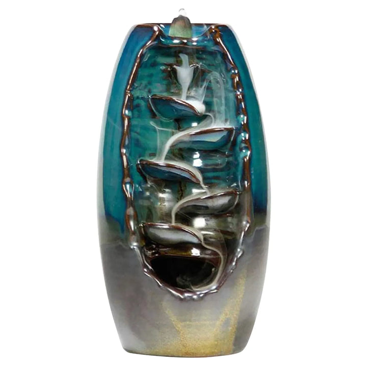 SerenityFlow – Calming Incense Waterfall with Elegance Bowlift
