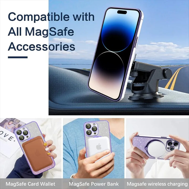 BowLift | Sparkle Shield Glitter Magsafe iPhone Case
