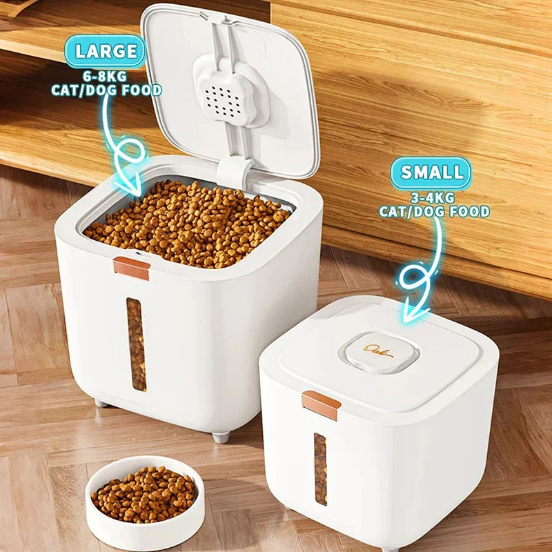 BowLift | TrockenFutterPro Feed Container for Dogs & Cats | Airtight & Moisture Resistant | 3–7kg Storage | Odorless