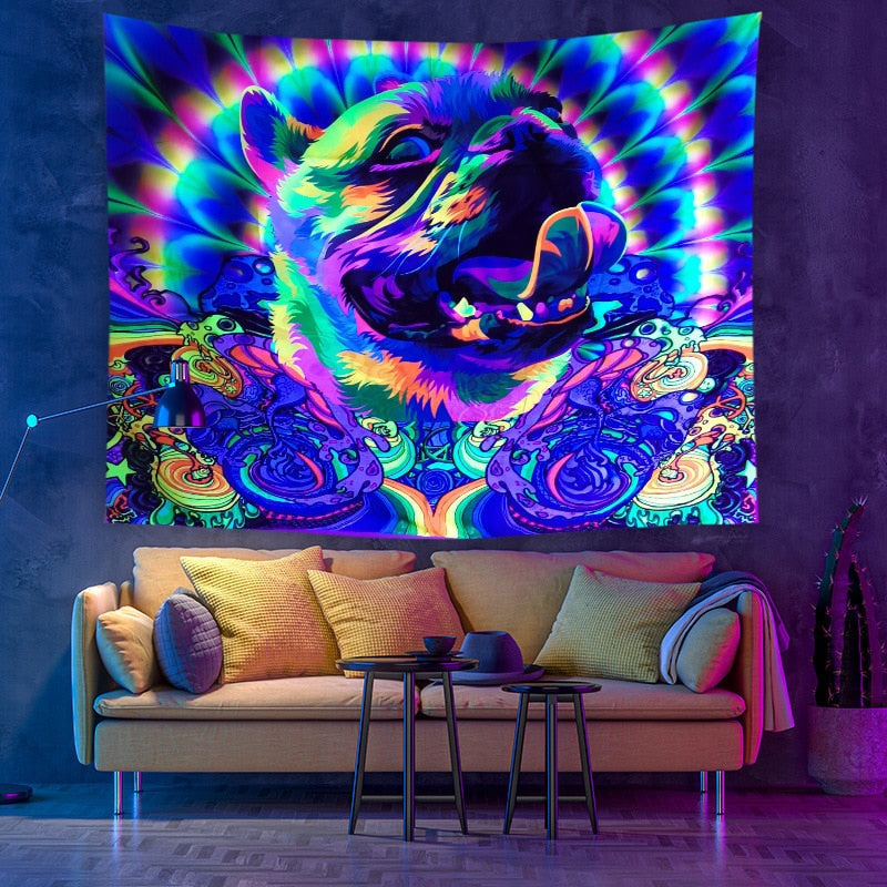 BowLift | Colorful Glowing Luminous Tapestry