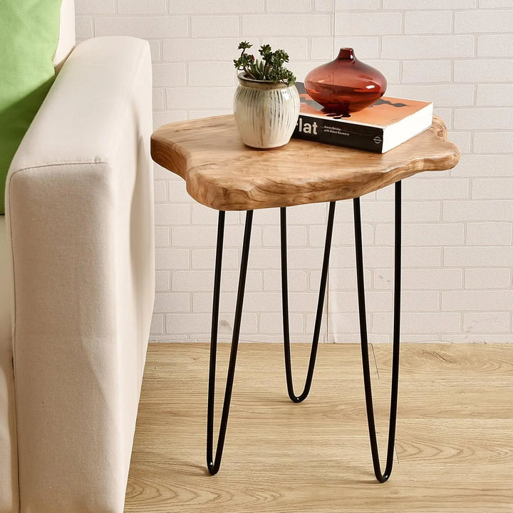 BowLift | Natural Wooden Side Table