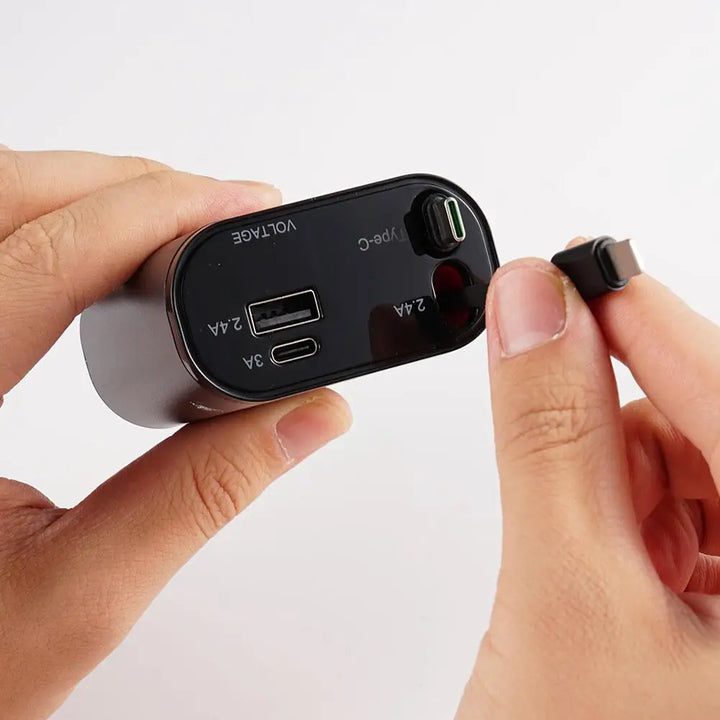 BowLift | 4in1 Retractable Fast Charging Car Lighter Charger