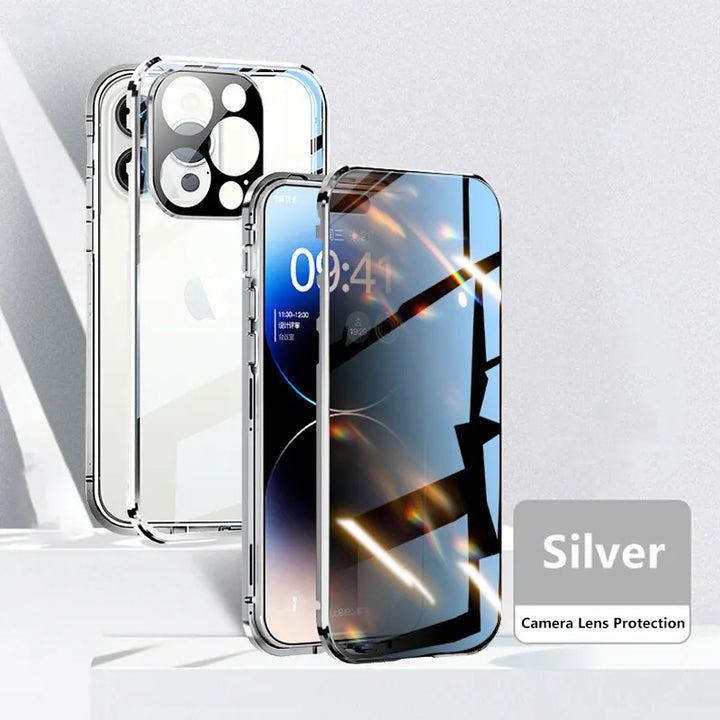 BowLift | Invisible Shield Full Cover Anti-Peep Privacy  Magnetic Phone Case