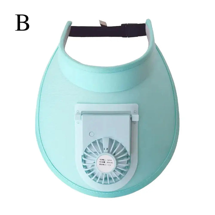 BowLift | Breathable Summer Sun Visor Cooling Fan Hat