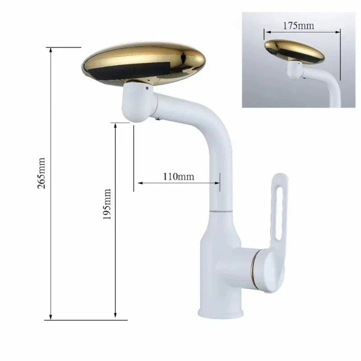 BowLift | Multifunctional Waterfall Rotating Nordic Basin Faucet