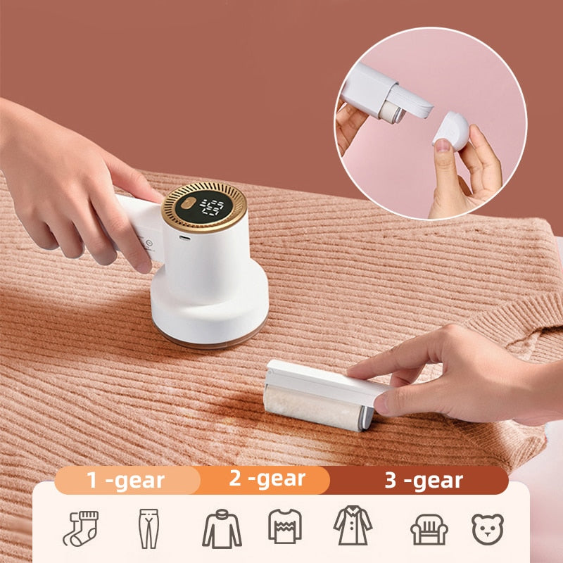 BowLift | 2in1 Digital Electric Fabric Lint Remover