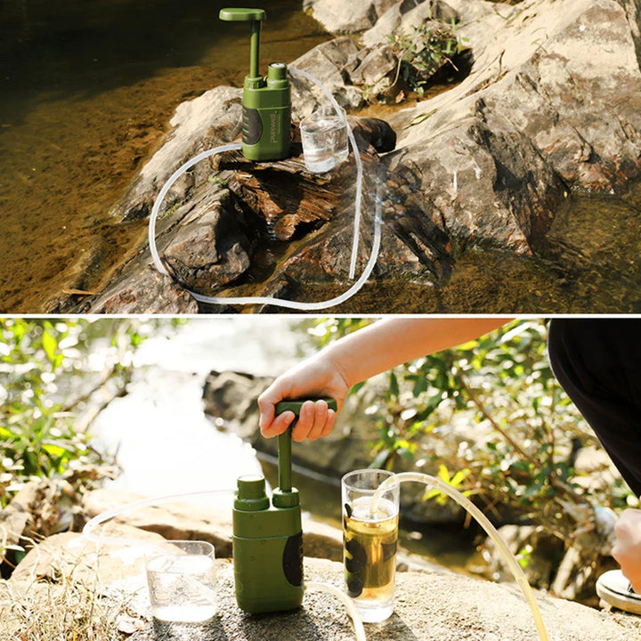 AquaSure - Hoogwaardig Outdoor Waterfilter voor Schoon Drinkwater Bowlift