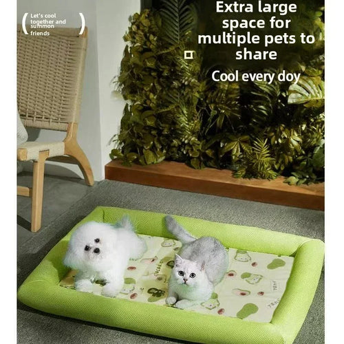BowLift | Kühlmatte Pawlino ChillPad | Summer Mat for Dogs & Cats | Breathable & Fluffy | For Small to Large Pets