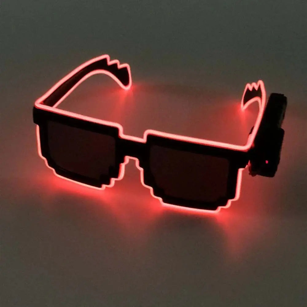 BowLift | Flashing Luminous 8-Bit Stylish Party Glasses