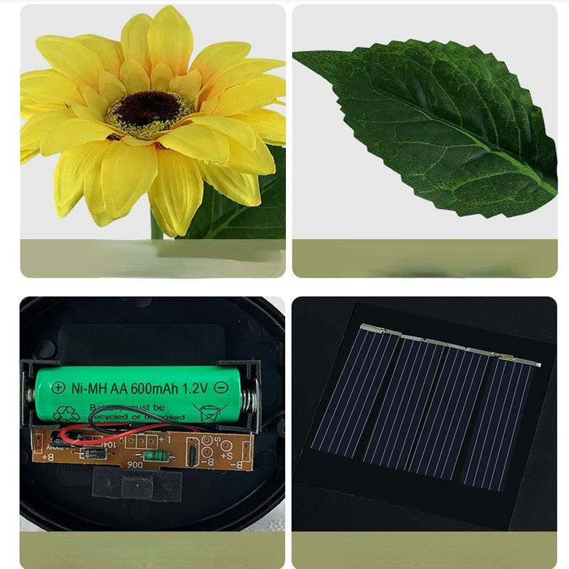 BowLift | Sunflower Waterproof Solar Led Garden Lights