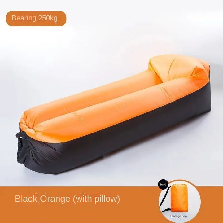 BowLift | Airvana Inflatable Sofa Outdoor | Portable Air Couch for Camping & Beach | With Headrest & 30h Durability