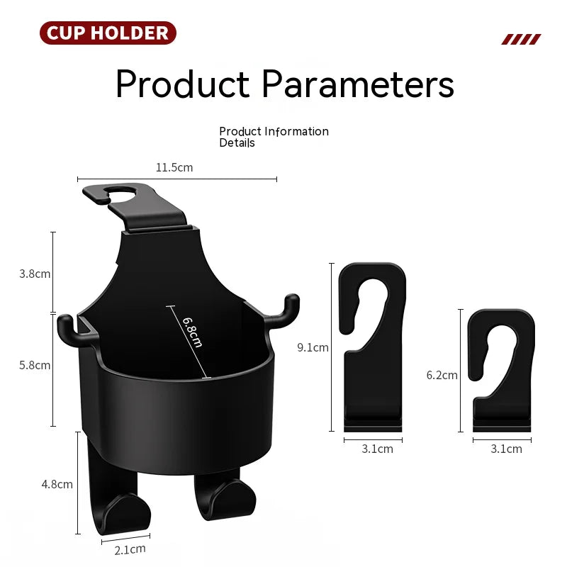 BowLift | Multifunctional All-Round Car Back Seat Cup Device Holder