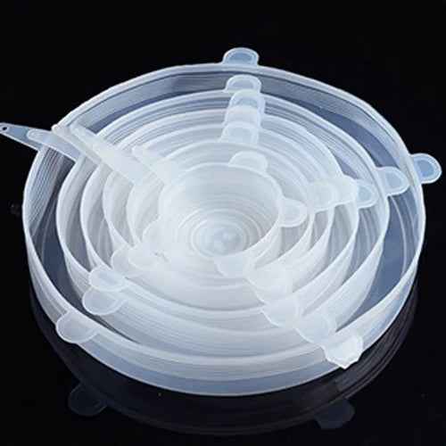 BowLift | Elastic Silicone Lid Covers 6PCS