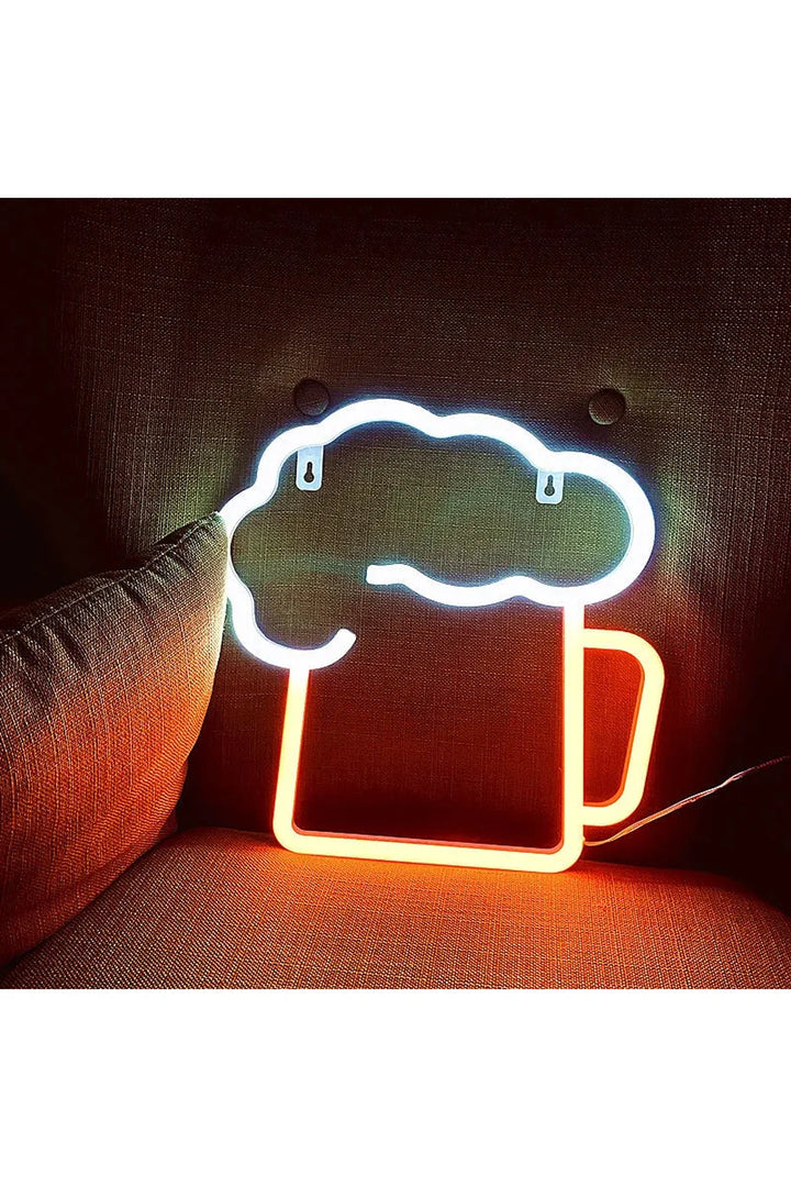 Beer Glass Neon Light