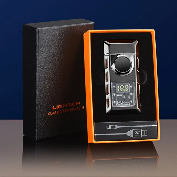 Voice Controlled USB Colorful Double Flame Lighter | Bowlift