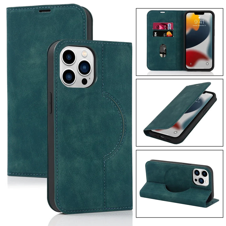 Magnetic Wallet Case MagSafe Wireless Charging - iPhone Bowlift
