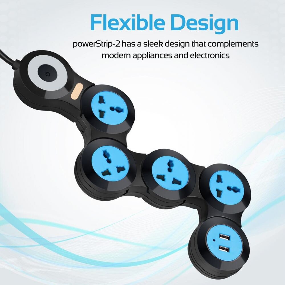 BowLift | Foldable Multiple Power Extension Cable Outlets