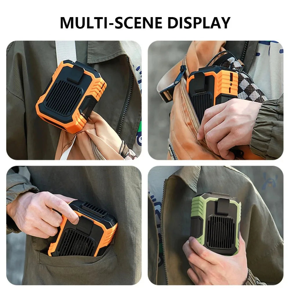 BowLift | USB Rechargeable Portable Waist Clip Air Conditioner Fan
