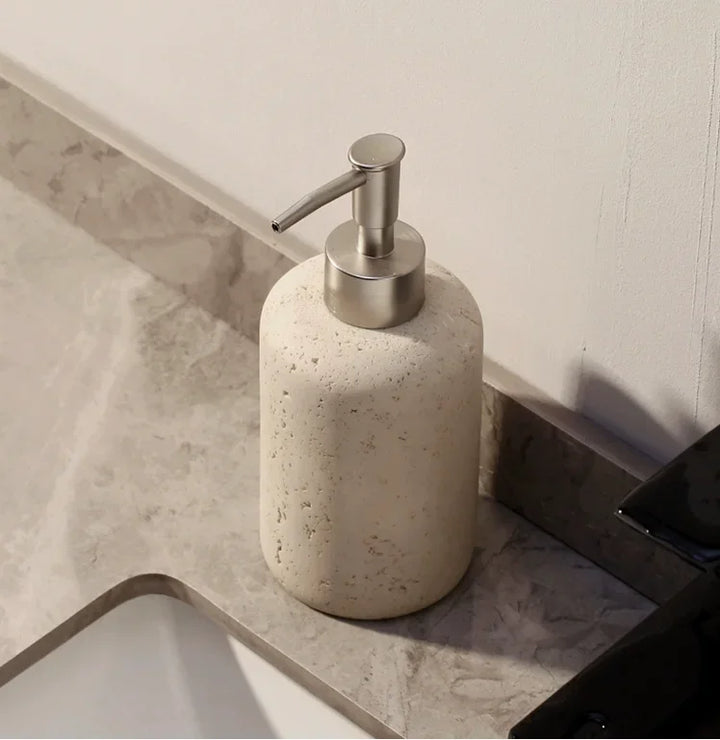 AureliaStone Luxury Bath Set made of limestone Bowlift