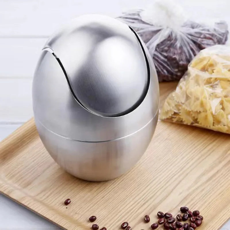 LuxBin Mini Trash Can made of Stainless Steel Bowlift