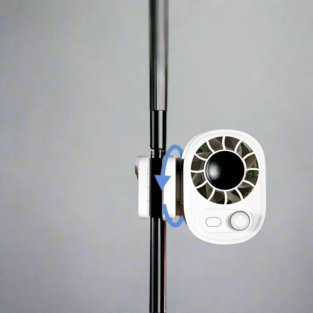 BowLift | Hipacool Portable Car Clip Fan with 360° Rotation & 100 Speeds – ClipAir