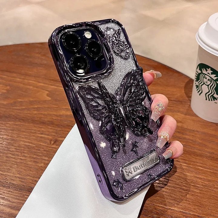 BowLift | Butterfly Light Transparent iPhone Case
