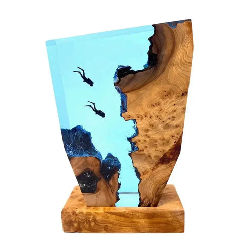 BowLift | OceanDepths | Ocean Karst Diver Table Lamp