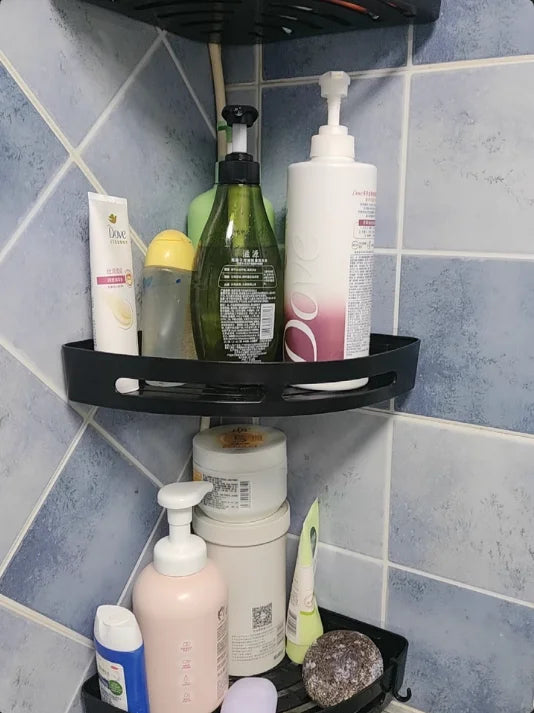 AQUAFIX Self-Adhesive Shower Organizer – Strongly adhesive, drill-free & waterproof Bowlift