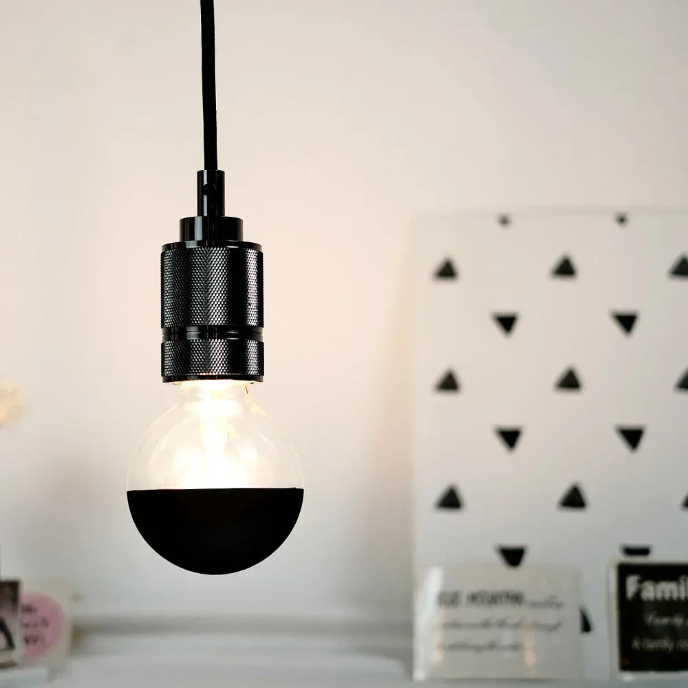 Vintage LED Bulb – Retro Table Lamp with Wooden Base | Bowlift