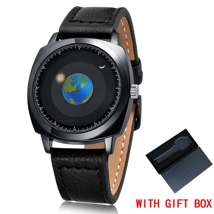 BowLift | Rotating Earth Galactic Quartz Watch