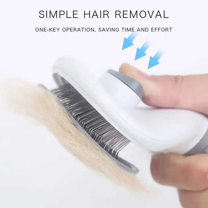BowLift | FellFreund Fur Brush for Dogs & Cats | Self-Cleaning | Gentle Grooming & Hair Removal