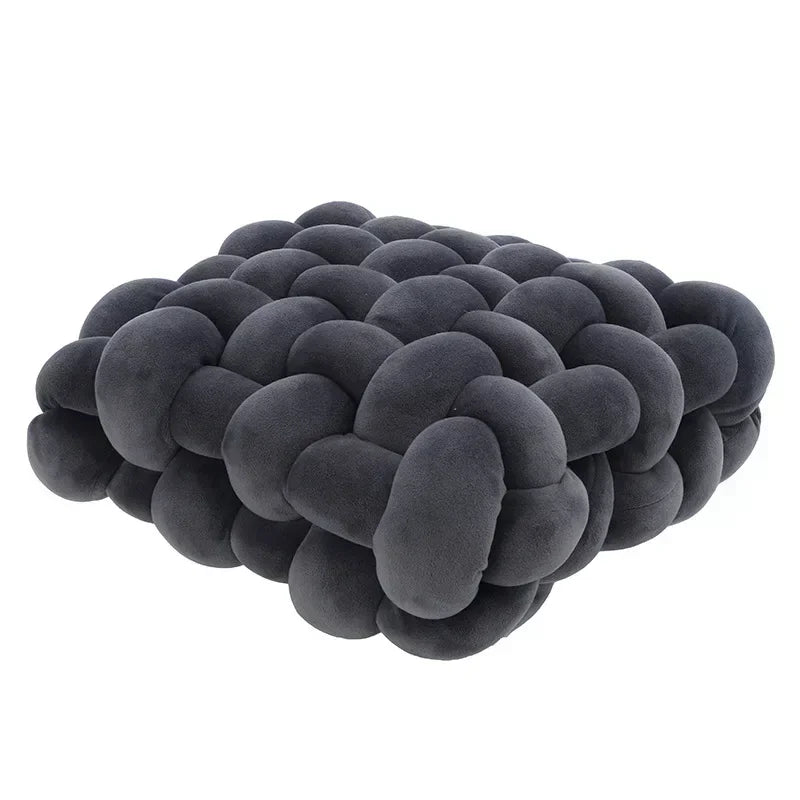 Chunky Woven Knot Cushion | Bowlift