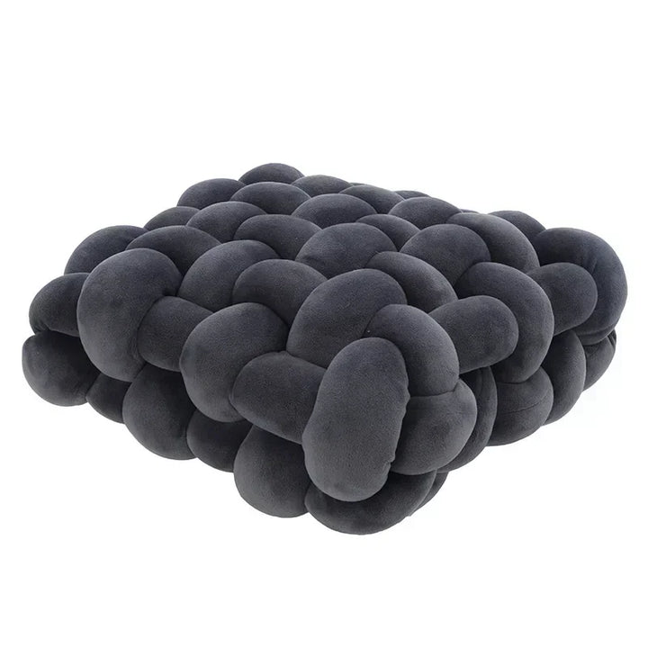 Chunky Woven Knot Cushion | Bowlift