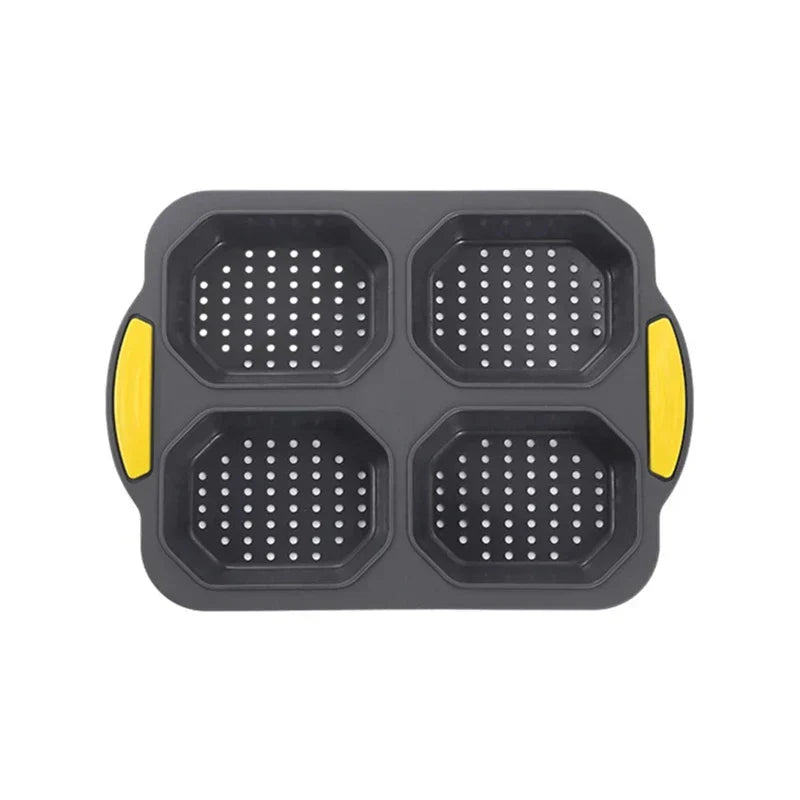BowLift | Bunello Burger Mold | Silicone Baking Mold for Buns | Non-Stick & Heat Resistant | 6-Piece Mold