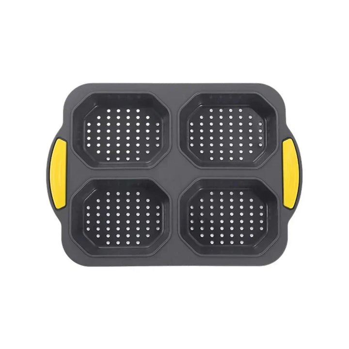 BowLift | Bunello Burger Mold | Silicone Baking Mold for Buns | Non-Stick & Heat Resistant | 6-Piece Mold
