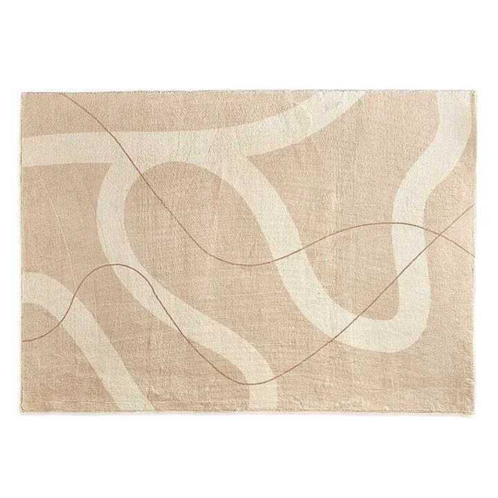 BowLift | Japanese Minimalistic Soft Rug Non-Slip High Pile Carpet Living and Bedroom