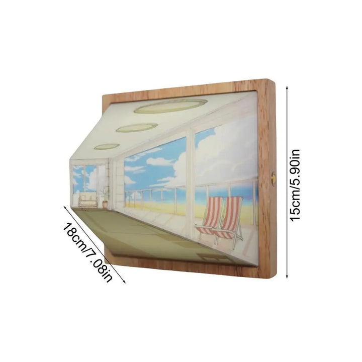 BowLift | 3D Vision Play Wall Lamp Art