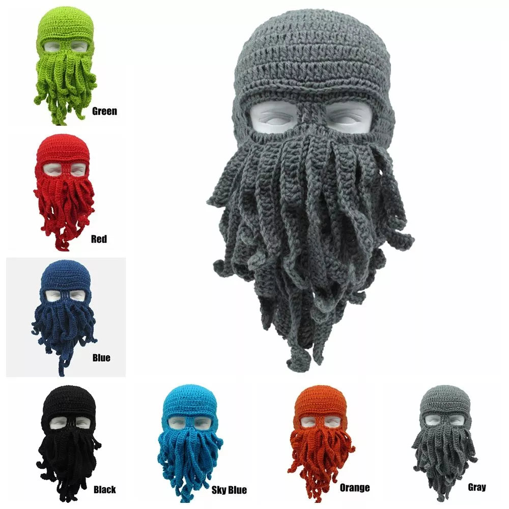 BowLift | Octopus Tentacle Knitted Face Winter Mask