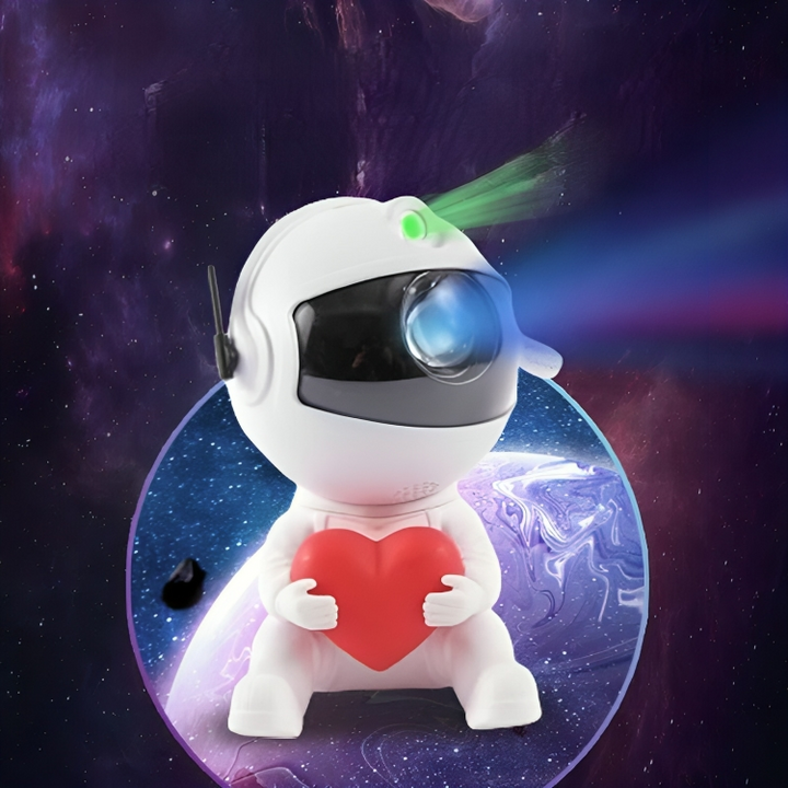 BowLift | Love Astronaut Galaxy Night Light Projector
