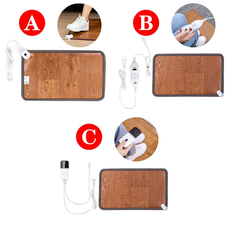 BowLift | Heat Zone Adjustable Leather Foot Warmer Mat