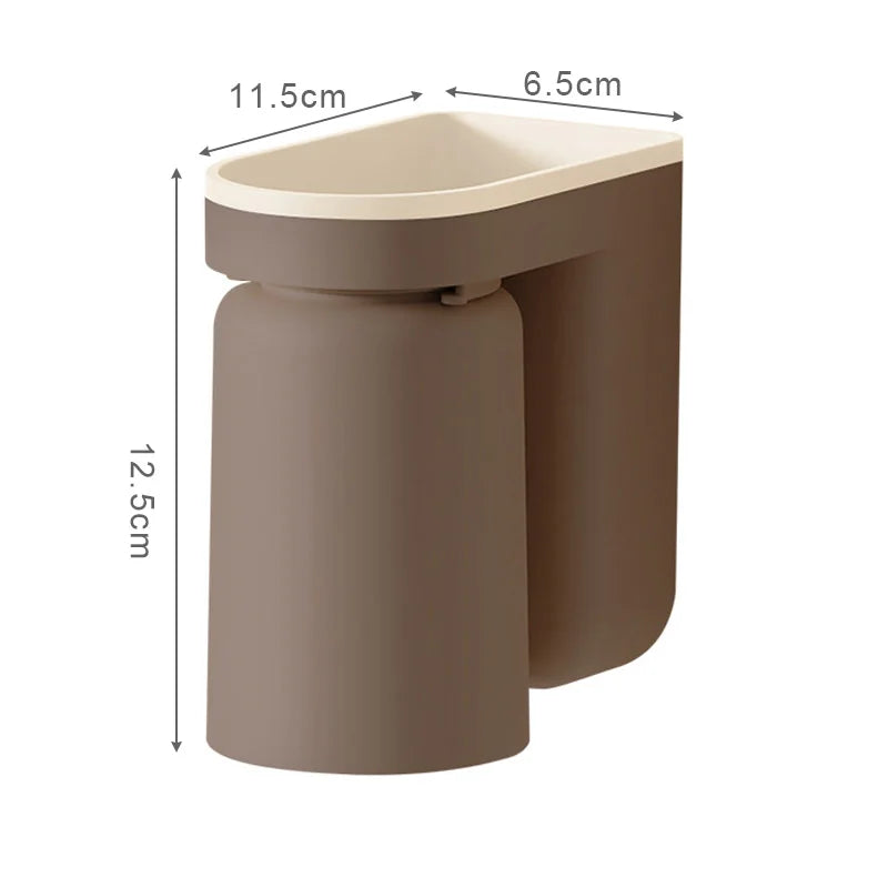 DuoClean 2-in-1 Wall Mount for Toothbrush and Cup – Clever Storage Without Drilling Bowlift