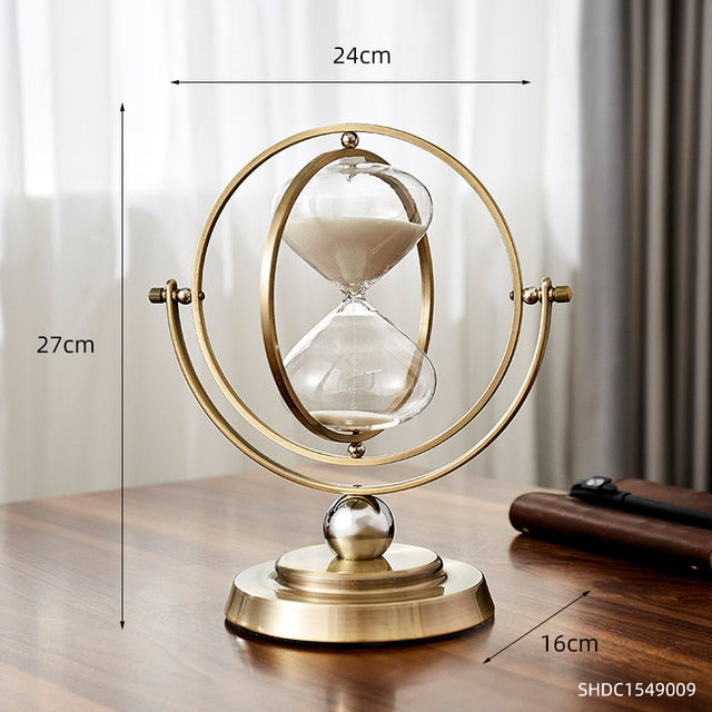 BowLift | Time Charmer Metal Hourglass Decor